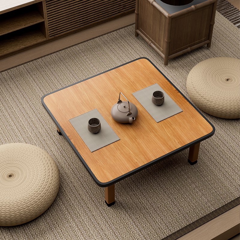 日式飘窗小桌子阳台榻榻米茶桌窗台炕桌茶几地桌小矮折叠升降桌子
