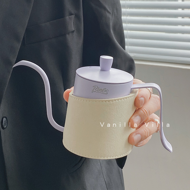 手冲壶咖啡壶煮家用挂耳咖啡器具套装滴漏不锈钢防烫长嘴细口壶