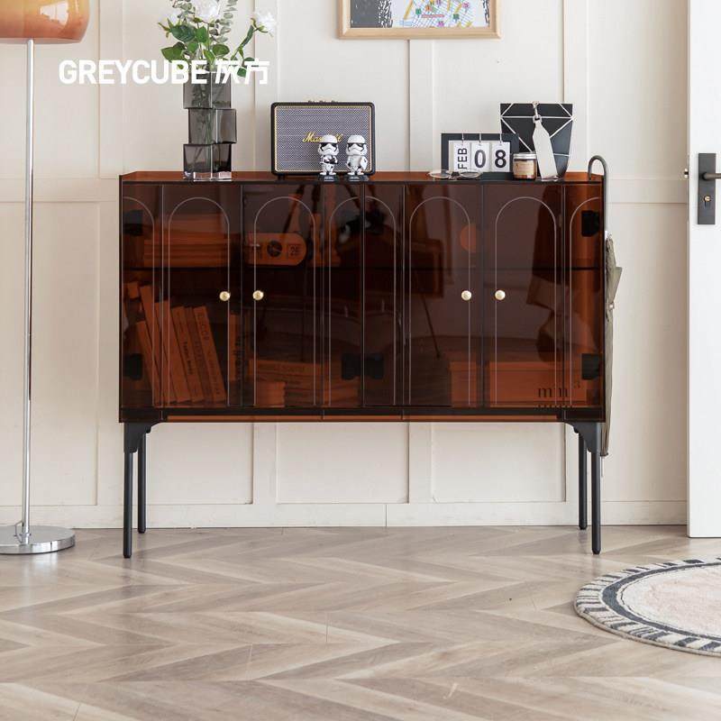 灰方压克力餐柜意式简约置物柜靠墙一体茶水柜酒柜家储物柜,住宅家具,餐边柜,淘宝优惠券,粉丝福利购,淘宝优惠卷