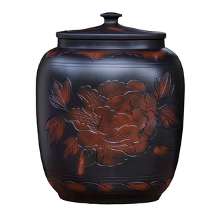 储水罐陶瓷水缸家用带盖厨房泡茶台纯净水桶大号抽水陶罐