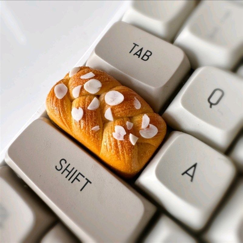 面包键帽美食键帽可爱键帽吐司键帽手撕面包键帽客制化1.75u键帽,电脑硬件/显示器/电脑周边,键帽,淘宝优惠券,粉丝福利购,淘宝优惠卷