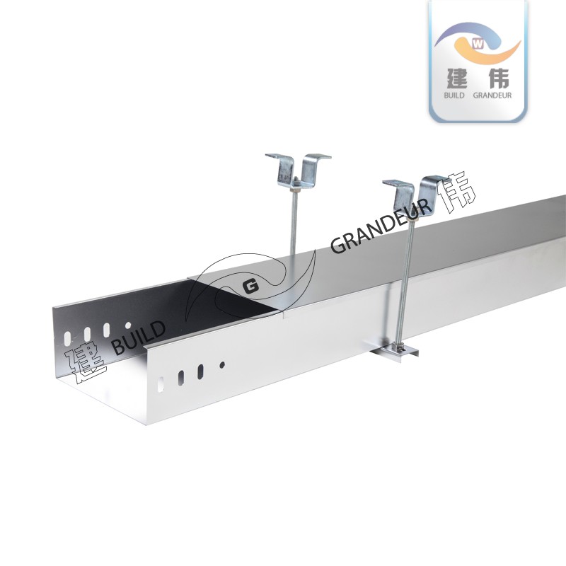 镀锌电缆桥架防火金属线槽明线线槽 明装1.0厚桥架线槽200x100