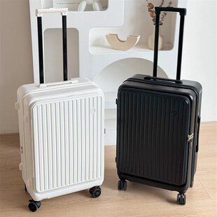 新款24寸可扩容行李箱男侧开大容量学生旅行拉杆箱女登机皮箱20寸