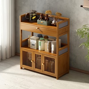 茶架置物架子多层茶叶收纳柜客厅小型博古架茶室茶具架茶叶展示柜