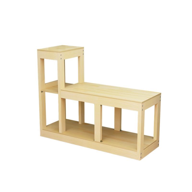 定制实木鱼缸架上滤鱼缸底柜高低鱼缸架加厚水族箱置物架鱼缸桌子