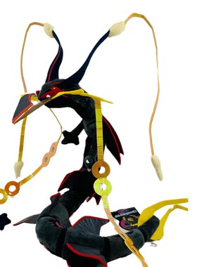 85cm百万mega闪光烈空座天空龙裂空坐绿M龙黑龙带骨架带吊牌优质