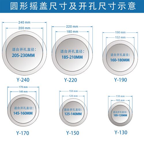 方形304不锈钢台面嵌入式垃圾桶摇盖厨房橱柜直投入口圆形定制