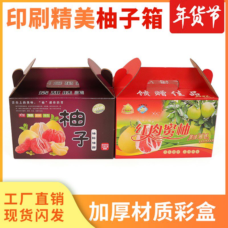 2/4个装精品包装文旦琯溪蜜柚梅州红肉蜜柚白心蜜柚水果礼盒