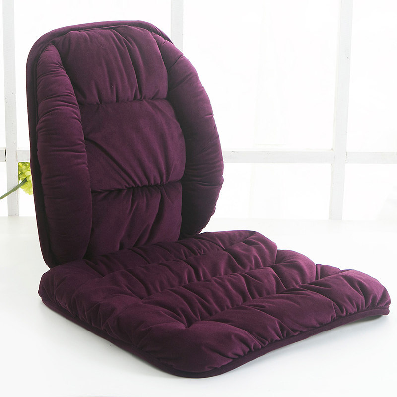 坐垫靠背一体宿舍椅子座椅护腰椅冬季毛绒屁垫靠垫办公室久坐座垫,居家布艺,椅垫,淘宝优惠券,粉丝福利购,淘宝优惠卷