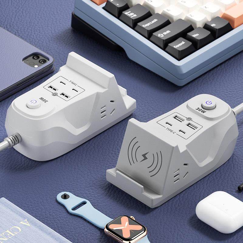 超值30W多功能快充牛插座无线 线充电USB插排多孔充电两用接线 线,电子/电工,USB插座/快充插座,淘宝优惠券,粉丝福利购,淘宝优惠卷