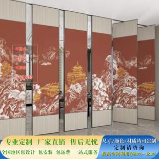 办公室活动隔断墙屏厅会议室隔音屏风隔断墙酒店可移动隔断折叠门