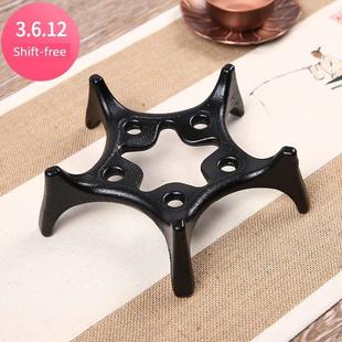 铁壶垫铸铁壶垫子隔热垫铜壶壶托铁壶壶承金属垫铸铁五角星架子