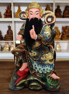 武当山真武大帝香樟木雕神像定制玄天上帝玄武祖师爷真武祖师