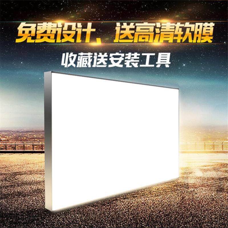 卡布高清UV软膜布灯箱铝合金型材广告画厂家定制六边形双面广告牌