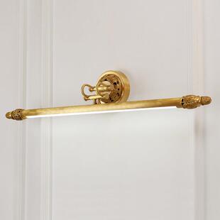 欧式全铜镜前灯法式复古浴室卫生间梳妆台壁灯卧室床头照画装饰灯