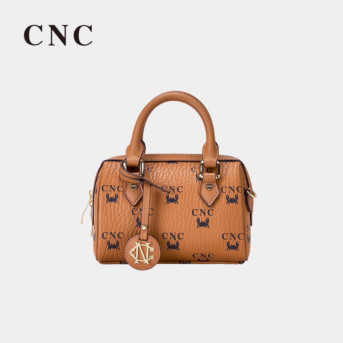 CNC2026新款老花枕头包女士迷你手提单肩斜挎包时尚百搭波士顿包