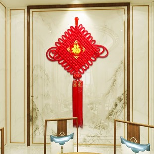 福字中国结入户门上挂件客厅大号高档平安节同心结玄关墙壁小装饰