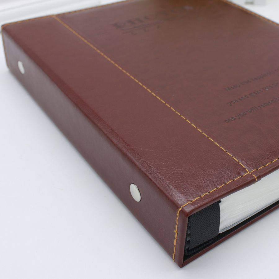 高档皮质相册5R7寸200张影集插页式家庭宝宝成长大容量纪念册本