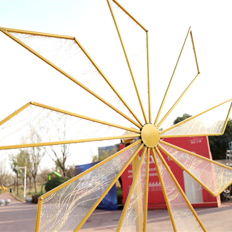 婚庆路引道具铁艺架子电动旋转风车场景布置摩天轮装饰结婚礼用品