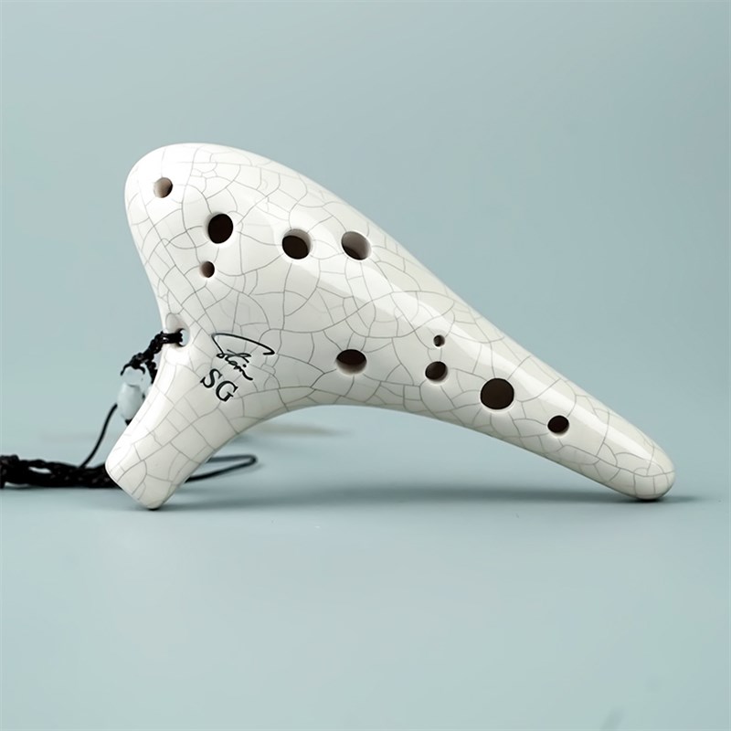 风雅陶笛12孔高音G调陶笛十二SG推广 加长型初自学入门演奏级专业