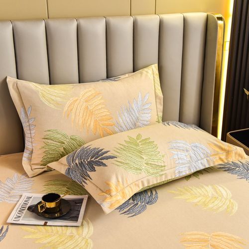 全棉加厚斜纹磨毛枕套一对装4874cm纯棉单人双人枕芯套枕头套