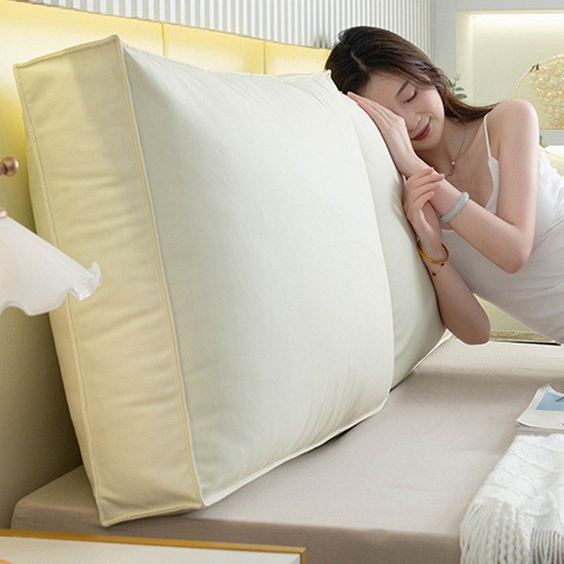 高级感沙发大靠背垫床上靠枕榻榻米无床头靠垫床靠墙软包加厚防撞,居家布艺,床头靠垫,淘宝优惠券,粉丝福利购,淘宝优惠卷