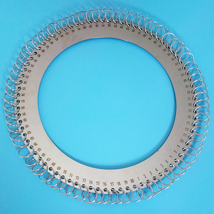 大号钥匙环圈80位不锈钢钥匙盘圆盘易拆卸狗扣朱胆扣可写字标签牌