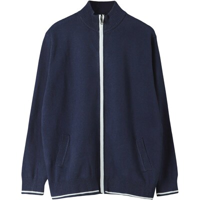 胖童毛衣开衫男童针织外套春秋薄款洋气中大童儿童拉链薄毛衣男孩