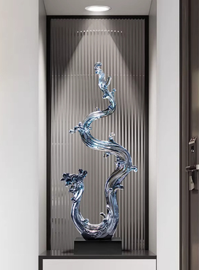 德国轻奢高档大摆件风生水起造景