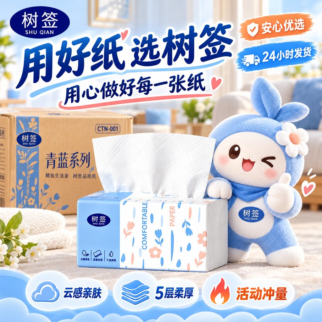 【五层臻厚】云感亲肤大包擦手湿水强韧运动清洁用品2元小商品1包