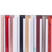 边框4公分前开启式 铝合金海报框电梯广告框架挂W墙大相框画框