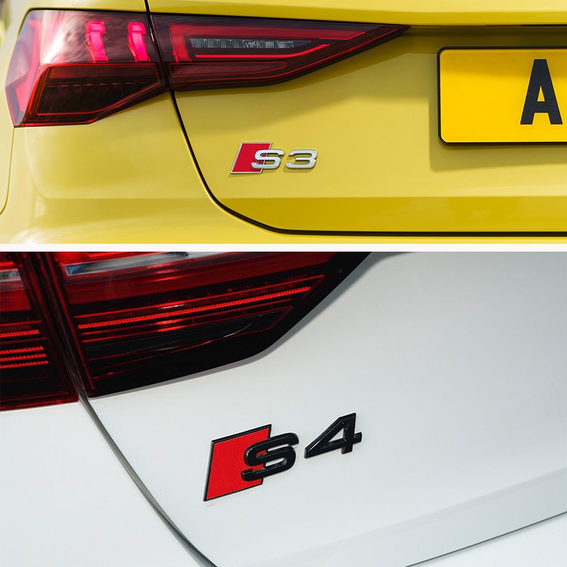 奥迪S3 S4 S5 S6 S7 RS3 RS4 RS5 RS6原车排量装饰黑色改装车标贴