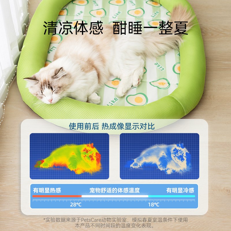 猫窝夏季夏天凉窝凉席新型狗窝四季通用猫垫子睡垫春夏小猫咪睡窝