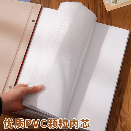 6寸相册本大容量家庭影集照片收纳册5寸混装大本高档皮革相框7寸