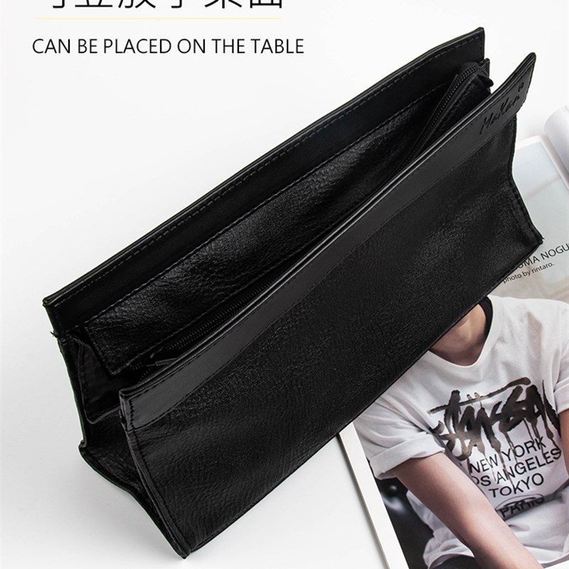 makan剪刀包发型师英伦包手抓包工具包收纳包发型师手拿包PU 包邮