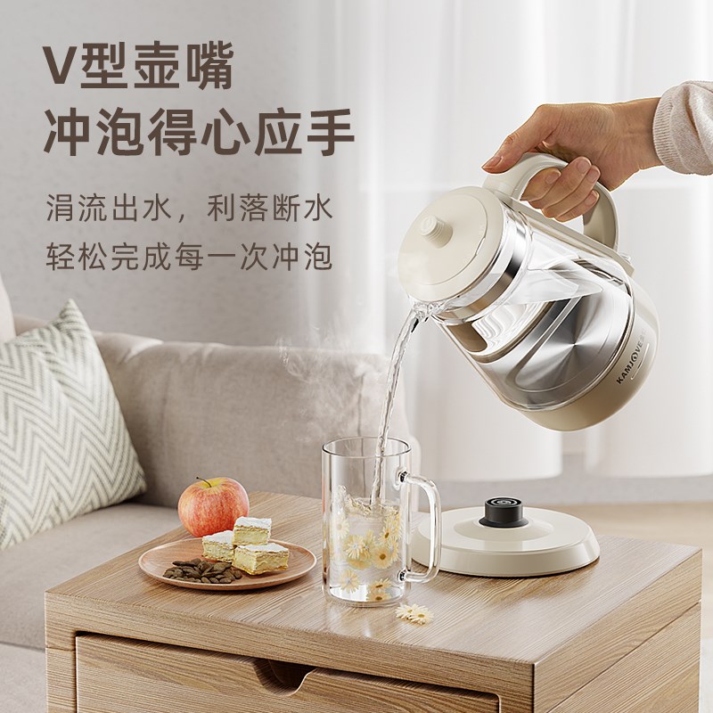金灶玻璃烧水壶全自动家用电热水壶泡茶专用电水壶开水壶智能煮水