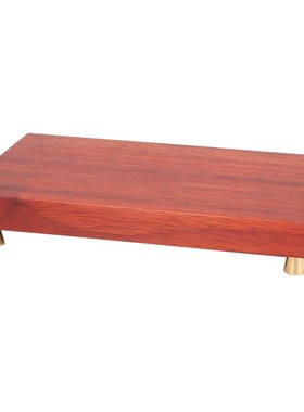 原木整料红花梨木独板底座貔貅麒麟花瓶盆景奇石摆件垫子实木底托