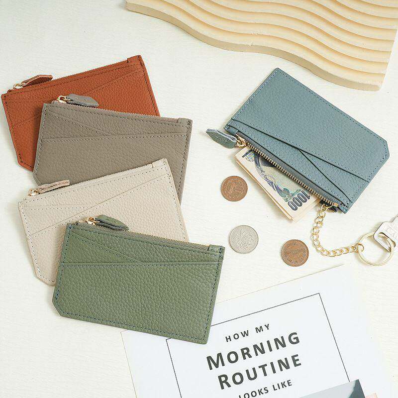 欧美真皮女士钱包超薄时尚拉链硬币小钱包日韩牛皮零钱包卡包