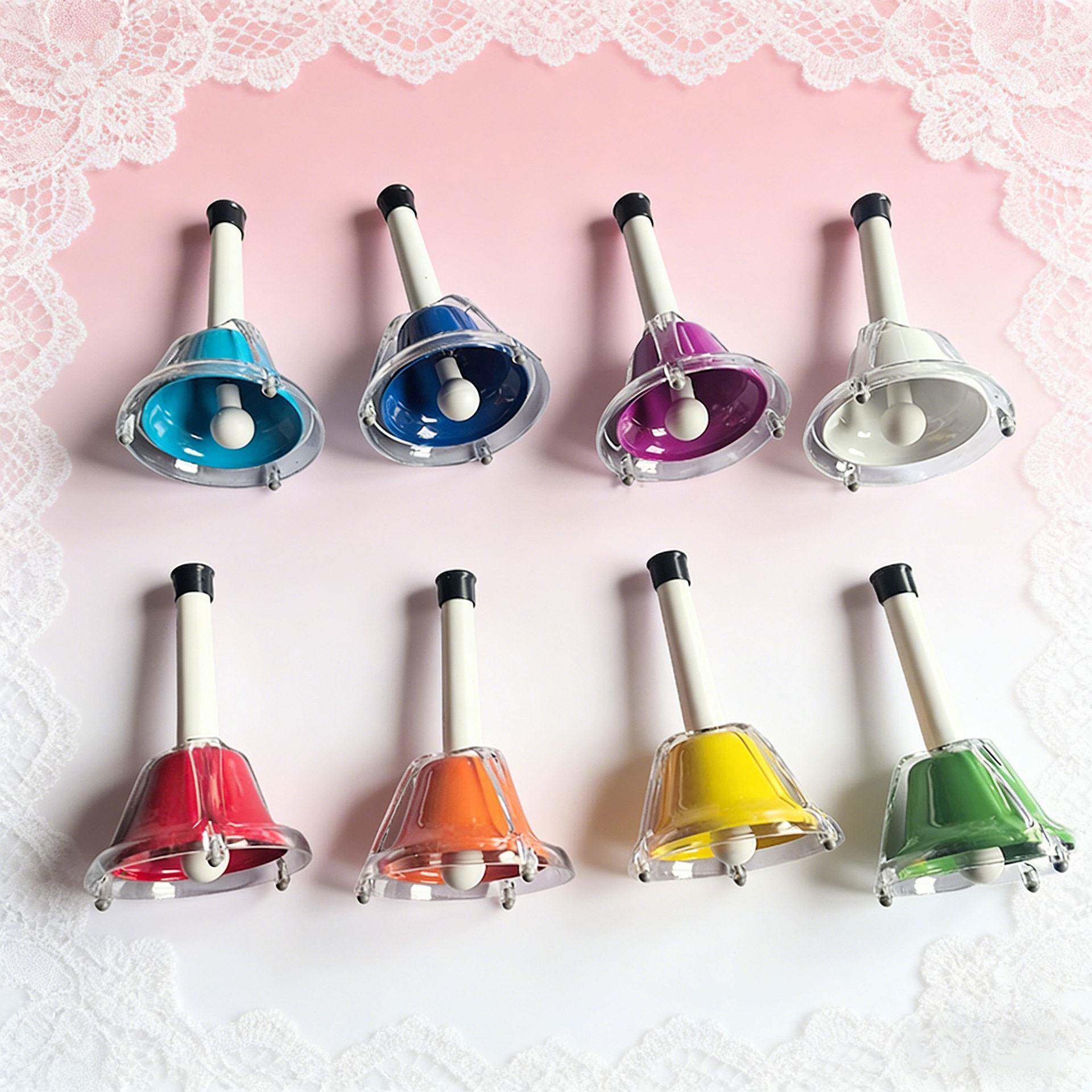 八音课铃奥尔夫打击乐器八音碰钟儿童音乐启蒙八音手摇按铃