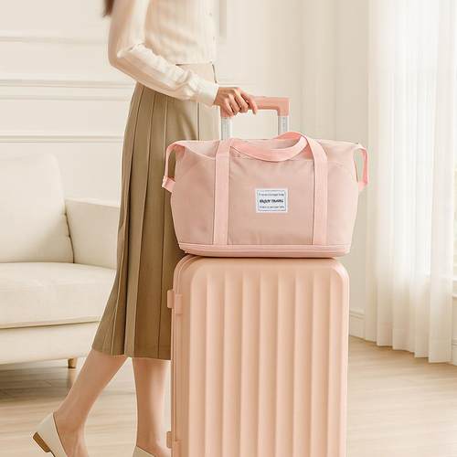 旅行包女大容量手提行李袋出游包衣物收纳大包男登机包短途待产包