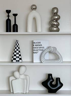 现代奢家玄居轻视柜关软装饰品艺术摆件民宿酒店酒柜展C1306示柜