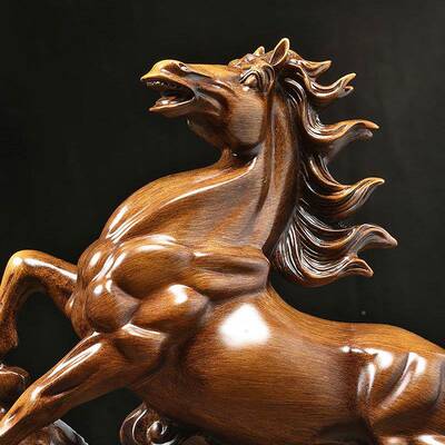 司马到成功招财马摆件老板公室柜桌面酒装饰BJ202205品公乔迁开业