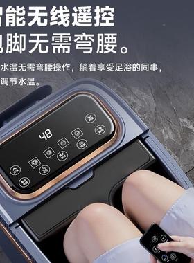 62135猴太太脚泡脚桶按摩加热温恒高深洗家盆电动全自动足浴用秋