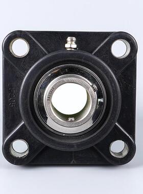 料尼龙白色轴承塑座带外球面轴承立P式P204 P205 206 P207座 2/08