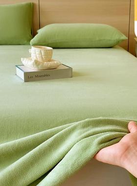 宿牛奶绒251003床单单冬季件加厚珊瑚绒法兰绒暖学生舍单人被单三