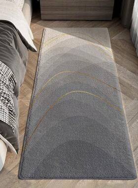 毯卧室床边毯高级灰色房地间毛绒PX-01003茶几垫垫子家用地床下耐