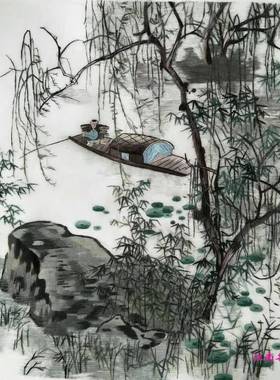 手工刺绣苏DVG绣中国婚礼品家庭卧吉室书房壁庆画山乡兰花大大水