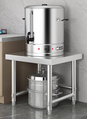 两层不锈钢HBZ置后物加厚工作台面单层灶台桶架子饭店厨用汤架架