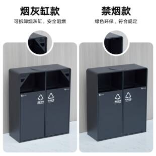 酒店大堂走廊电梯口外商缸用式烟灰垃圾桶定制户立不锈钢FFZ分类