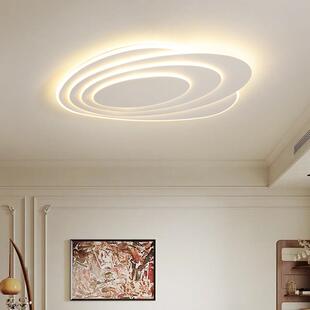 客厅主灯椭圆形简灯极简艺术大厅吸顶灯现代设计感具智约能KGA吸